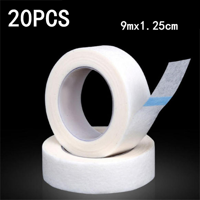 Medical Tape - 5/10/20 Stück 9M*1,25CM Augen-Wimpernpflaster Atmungsaktive Medizinische