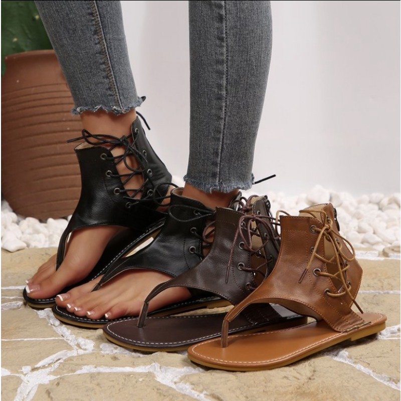 Bandage - 2026 Boho PU Sandalen Frauen Retro