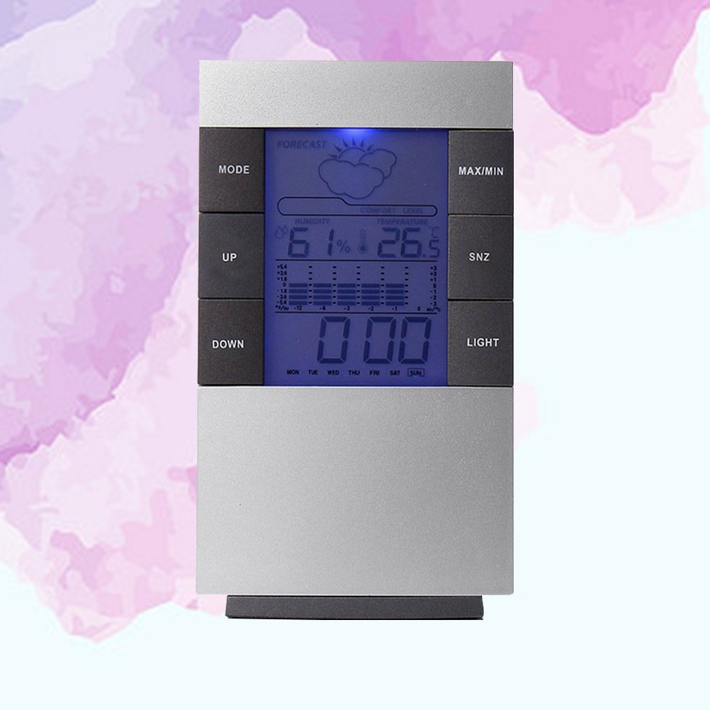 1 Stück LCD-Digitalwecker mit  – Thermometer Digital Bewertung und Preis