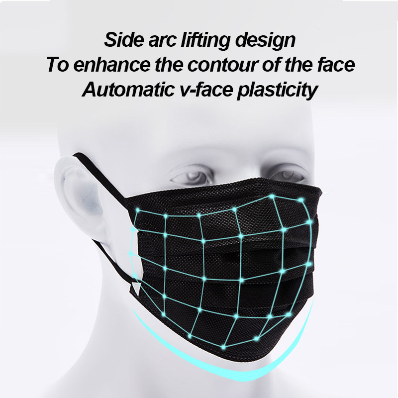 100-400 Stück Schwarze Einweg- – Surgical Mask Bewertung und Preis